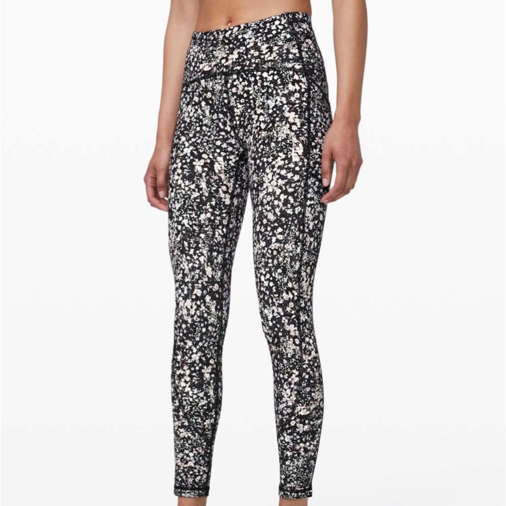 Lululemon Tightest Stuff Tight 28" Floral spritz Multi Size 4